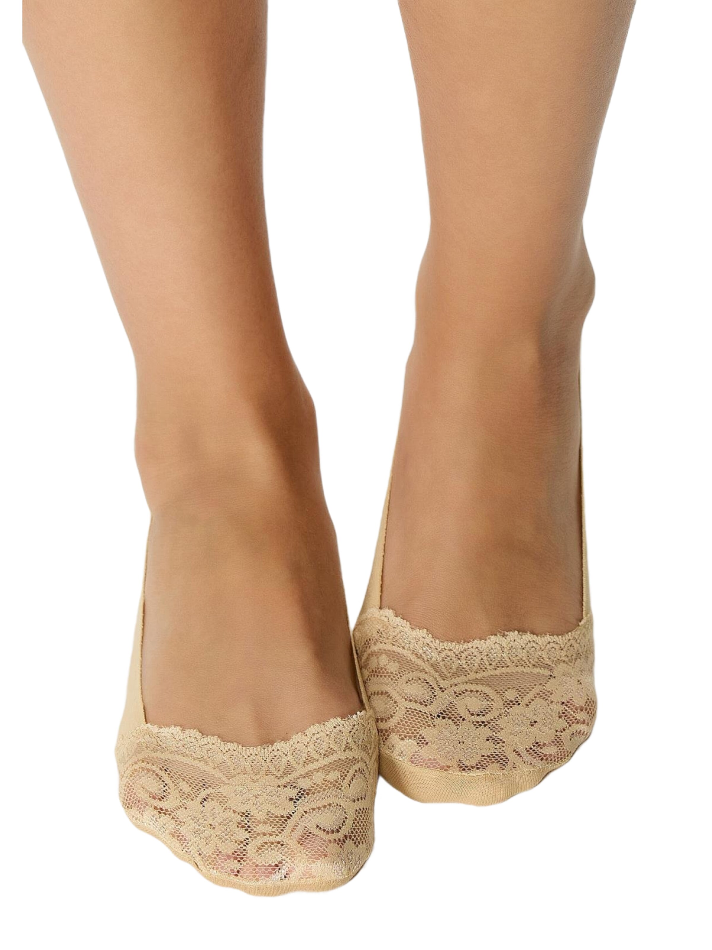 C&City Enkelsokken in Geel: voorkant