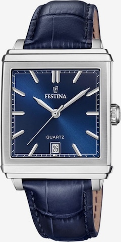 Montre à affichage analogique FESTINA en bleu : devant