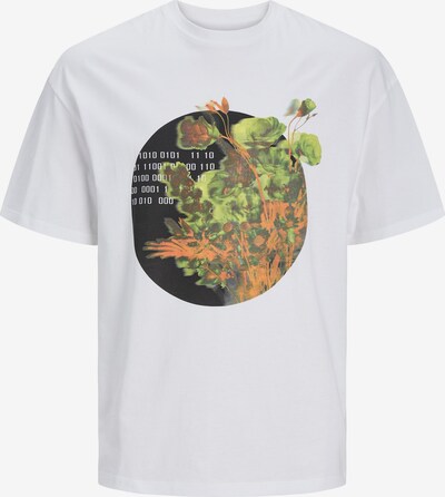 JACK & JONES Μπλουζάκι σε πράσινο / σκούρο πορτοκαλί / μαύρο / λευκό, Άποψη προϊόντος