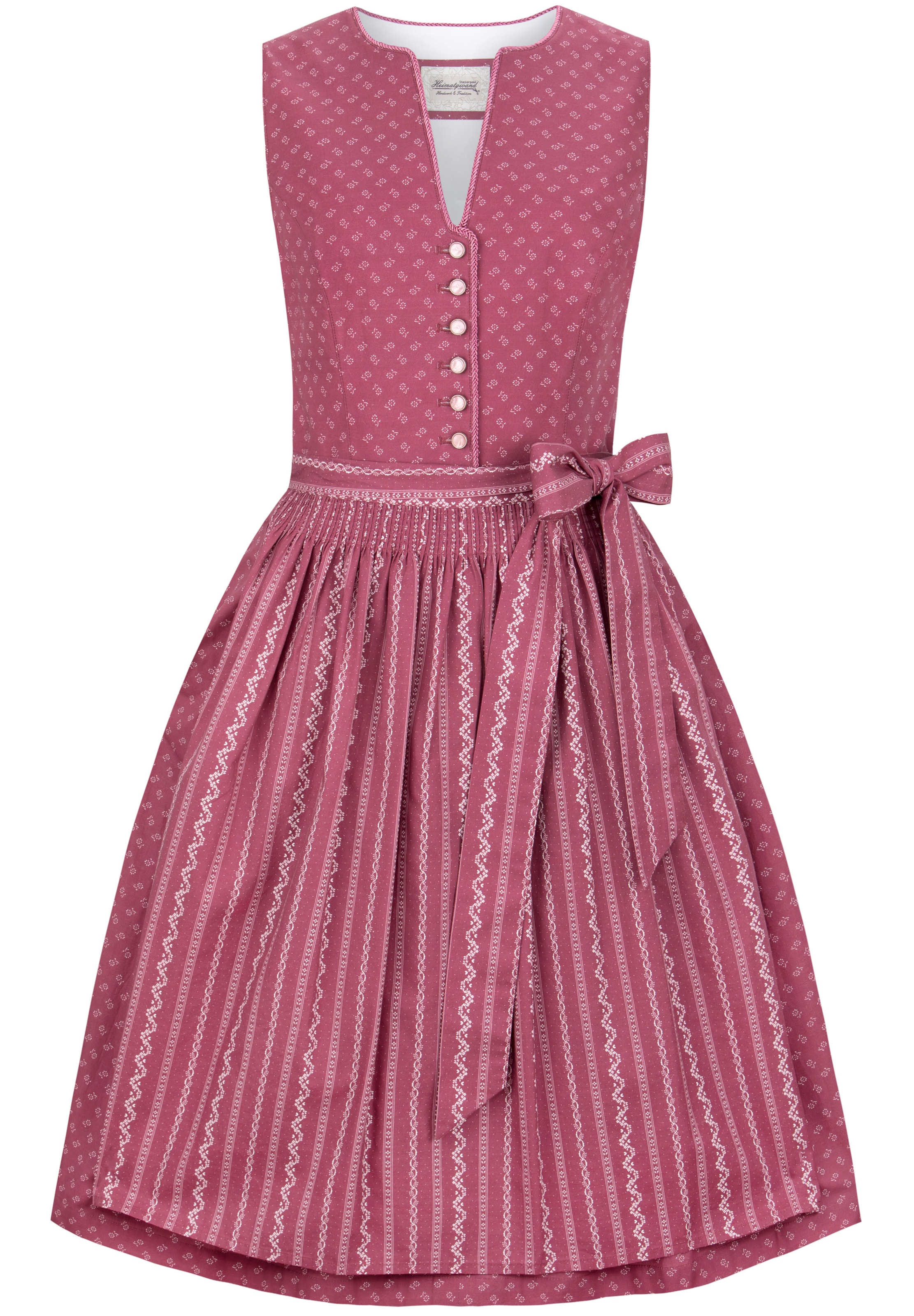 STOCKERPOINT Dirndl 'Fina' in Rot: Vorderseite