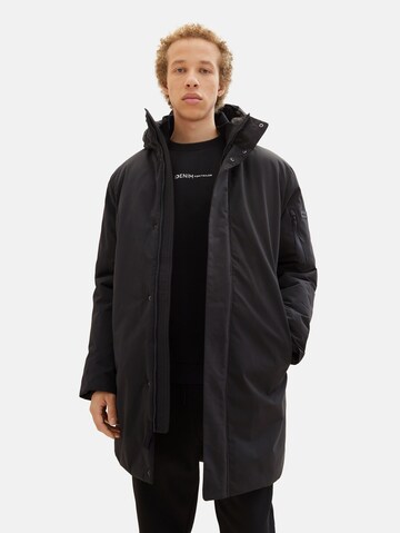 TOM TAILOR DENIM Winter Coat in Black