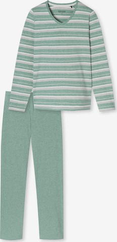Pyjama ' Casual Essentials ' SCHIESSER en vert : devant