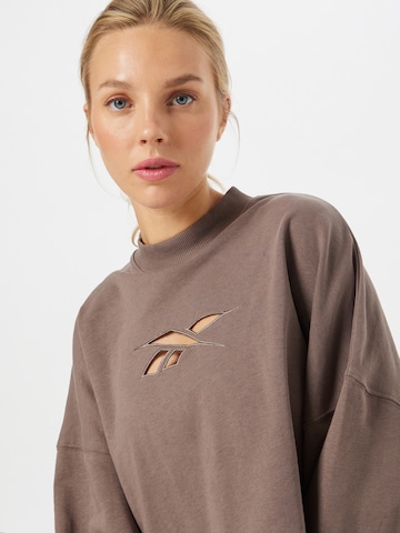 Reebok SportSportska sweater majica - smeđa boja