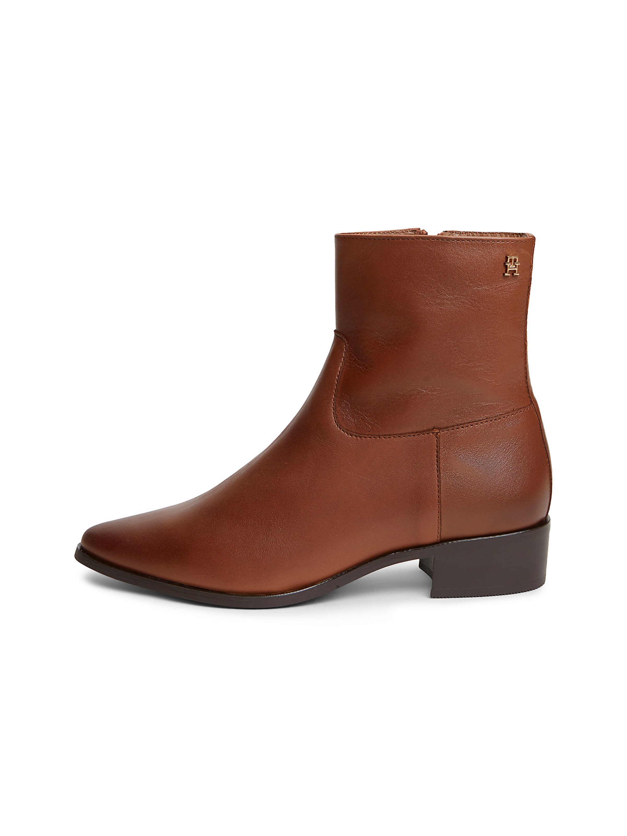 Bottines TOMMY HILFIGER en marron : devant