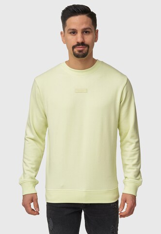 Sweat-shirt 'Baxter' INDICODE JEANS en vert : devant