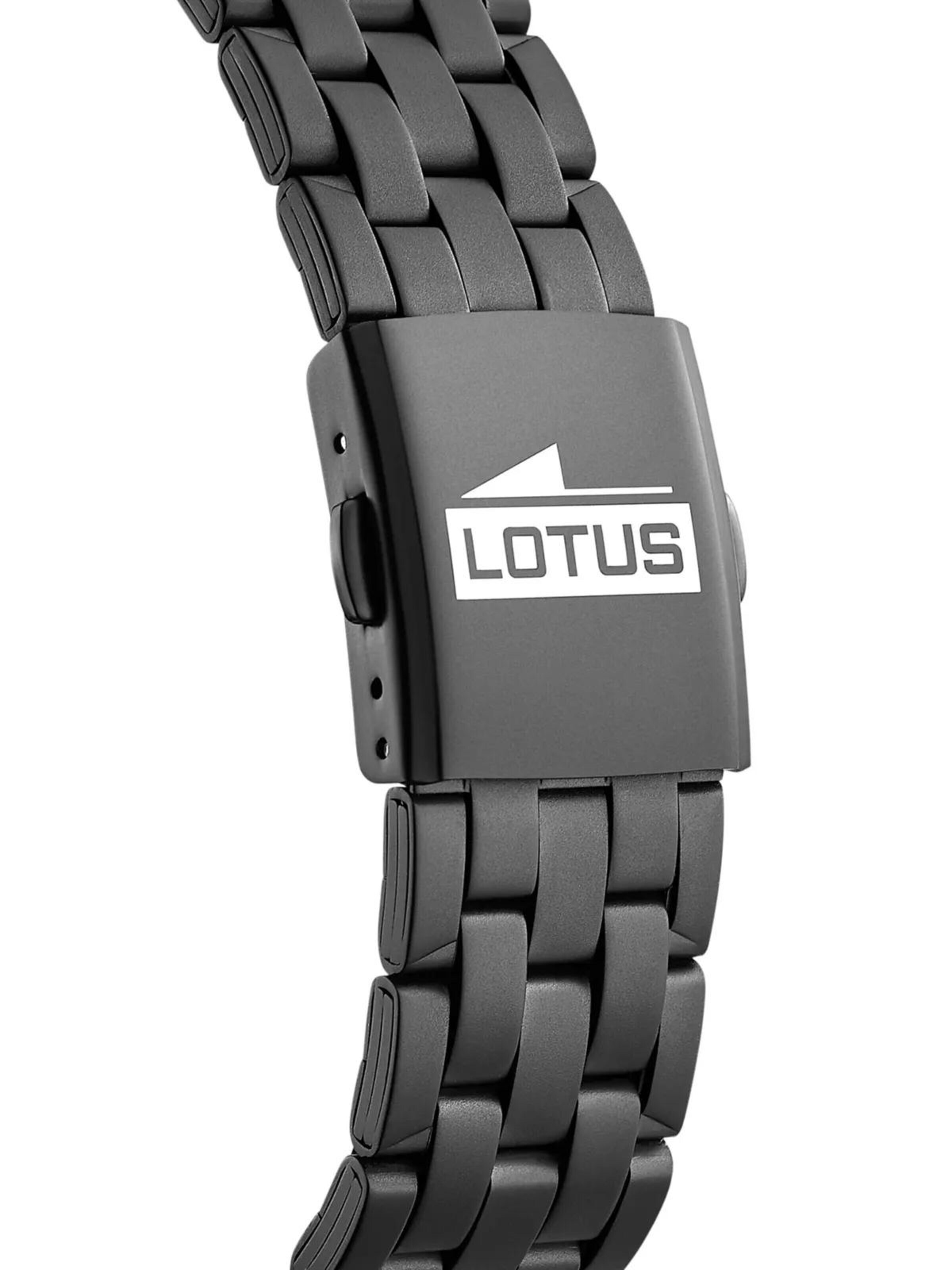 Lotus Analoog horloge in Zwart