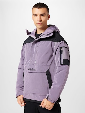 COLUMBIA - Casaco outdoor 'Challenger™ Remastered' em roxo: frente