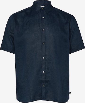 s.Oliver Regular fit Button Up Shirt in Blue: front
