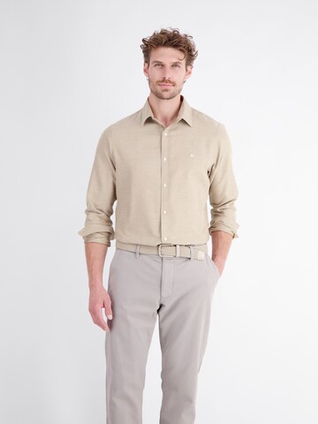 LERROS Regular fit Button Up Shirt in Beige