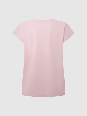 Pepe Jeans - Camiseta 'LIU' en rosa