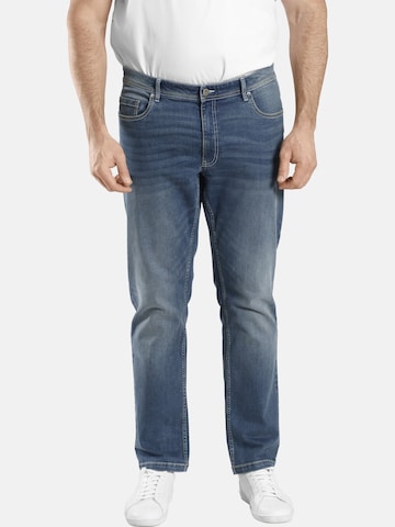 Charles Colby Loose fit Jeans ' Baron Givens ' in Blue: front