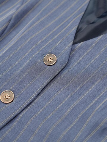 I AM Suit vest 'Gilet Gessato 95105' in Blue
