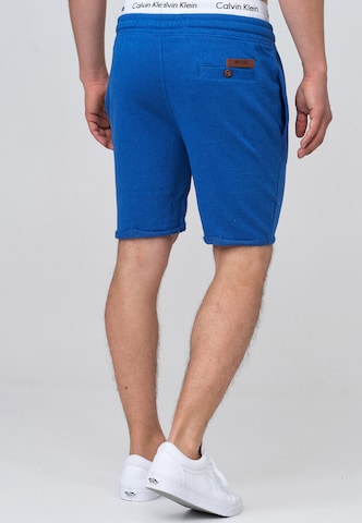 INDICODE JEANS Regular Shorts 'Aldrich' in Blau