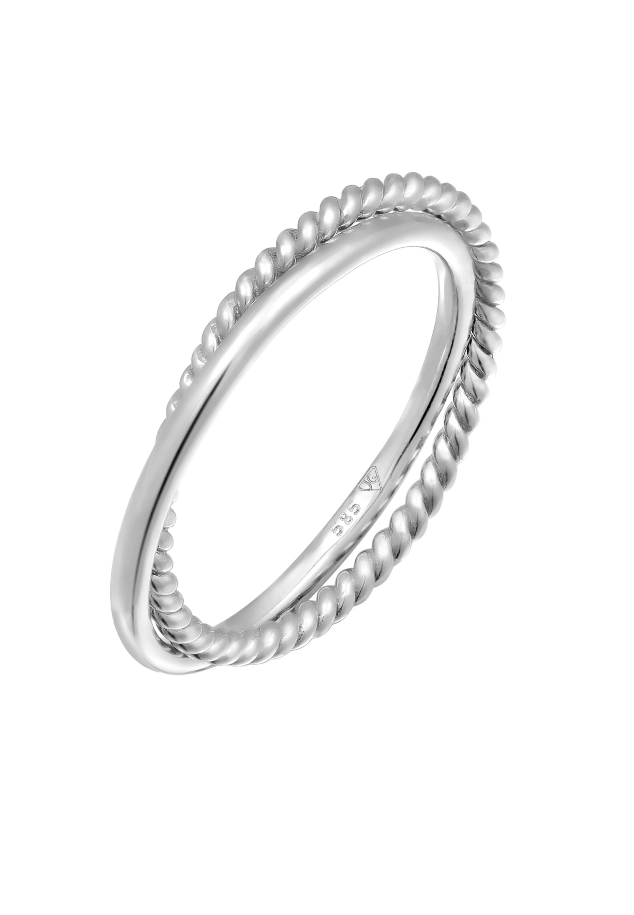 Bague ELLI PREMIUM en argent : devant