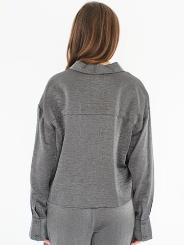 Honnête Atelier Blouse 'Zahara' in Grey