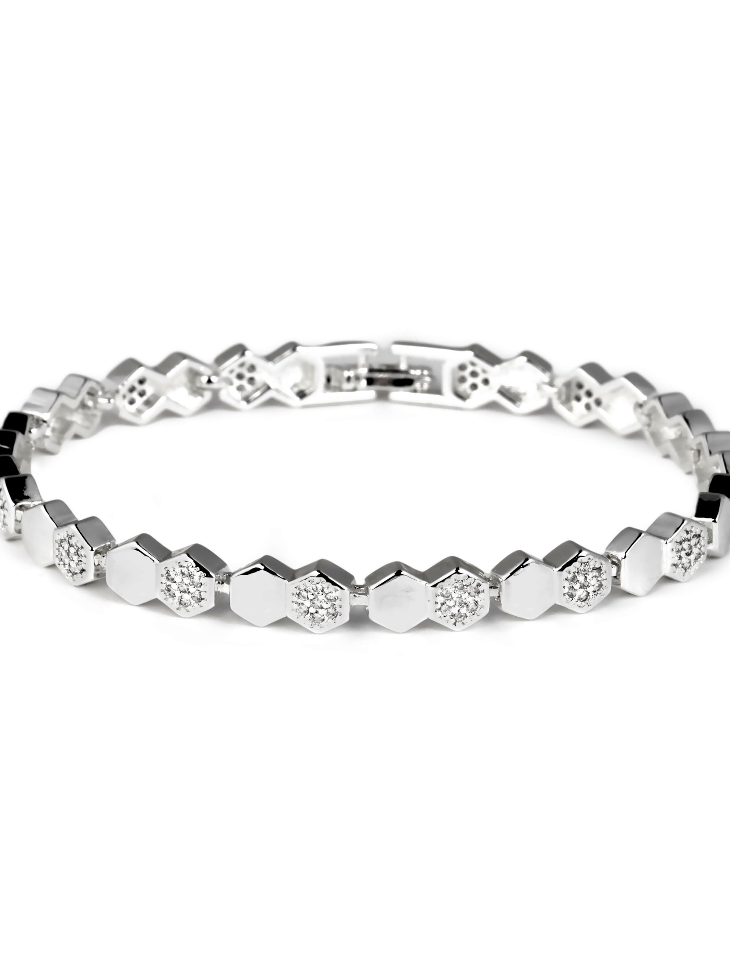 Luxenter Armband 'Lyth' in silber, Produktansicht