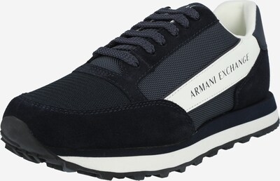 ARMANI EXCHANGE Låg sneaker i marinblå / vit, Produktvy