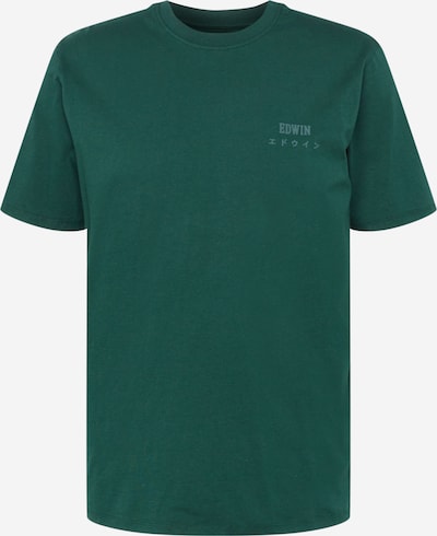 EDWIN T-Shirt in hellblau / dunkelgrün, Produktansicht