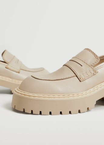 MANGO Slipper i beige