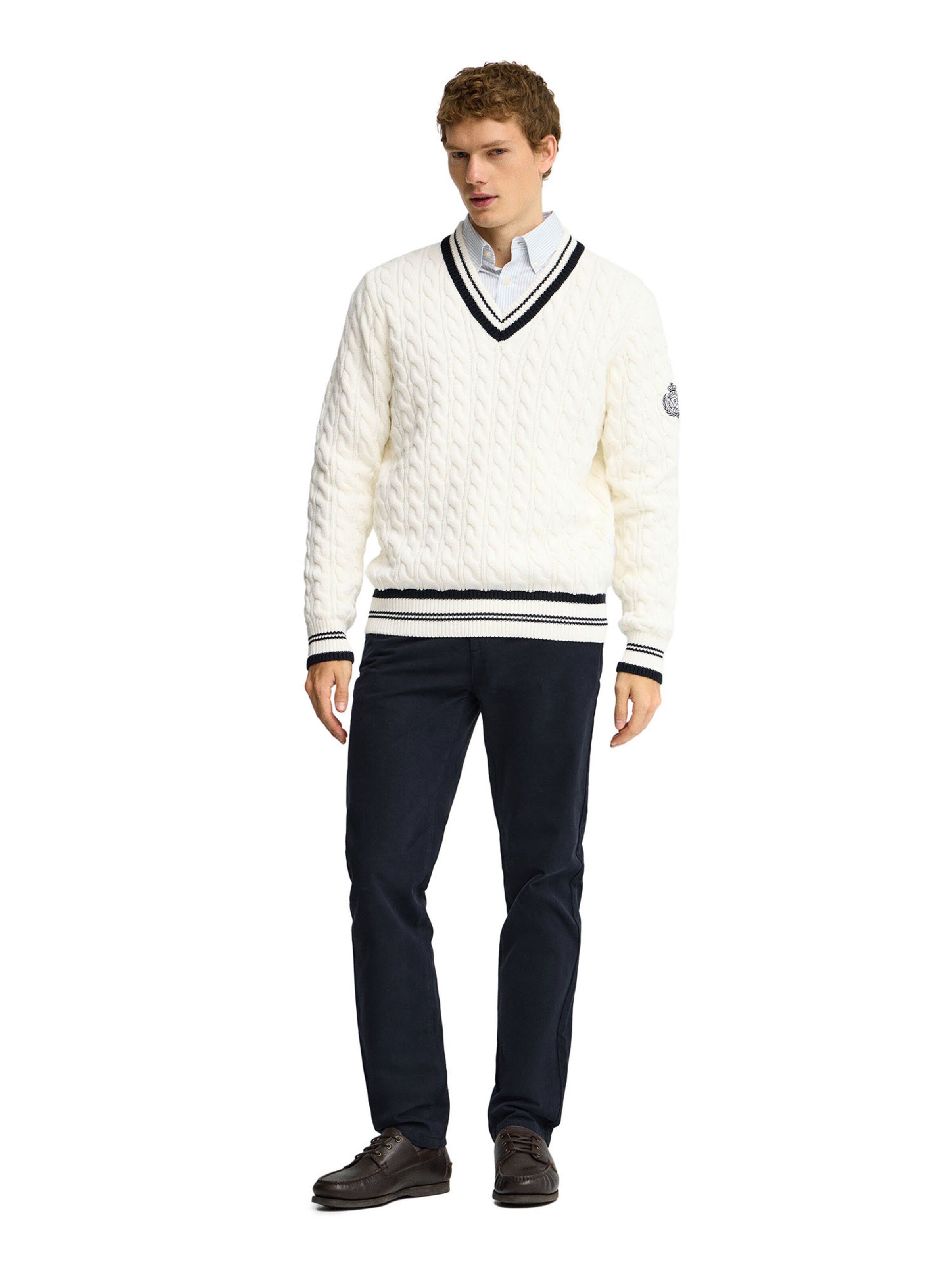 Polo Club Pullover in Beige