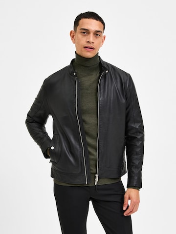 SELECTED HOMME - Chaqueta de entretiempo 'Archive' en negro: frente