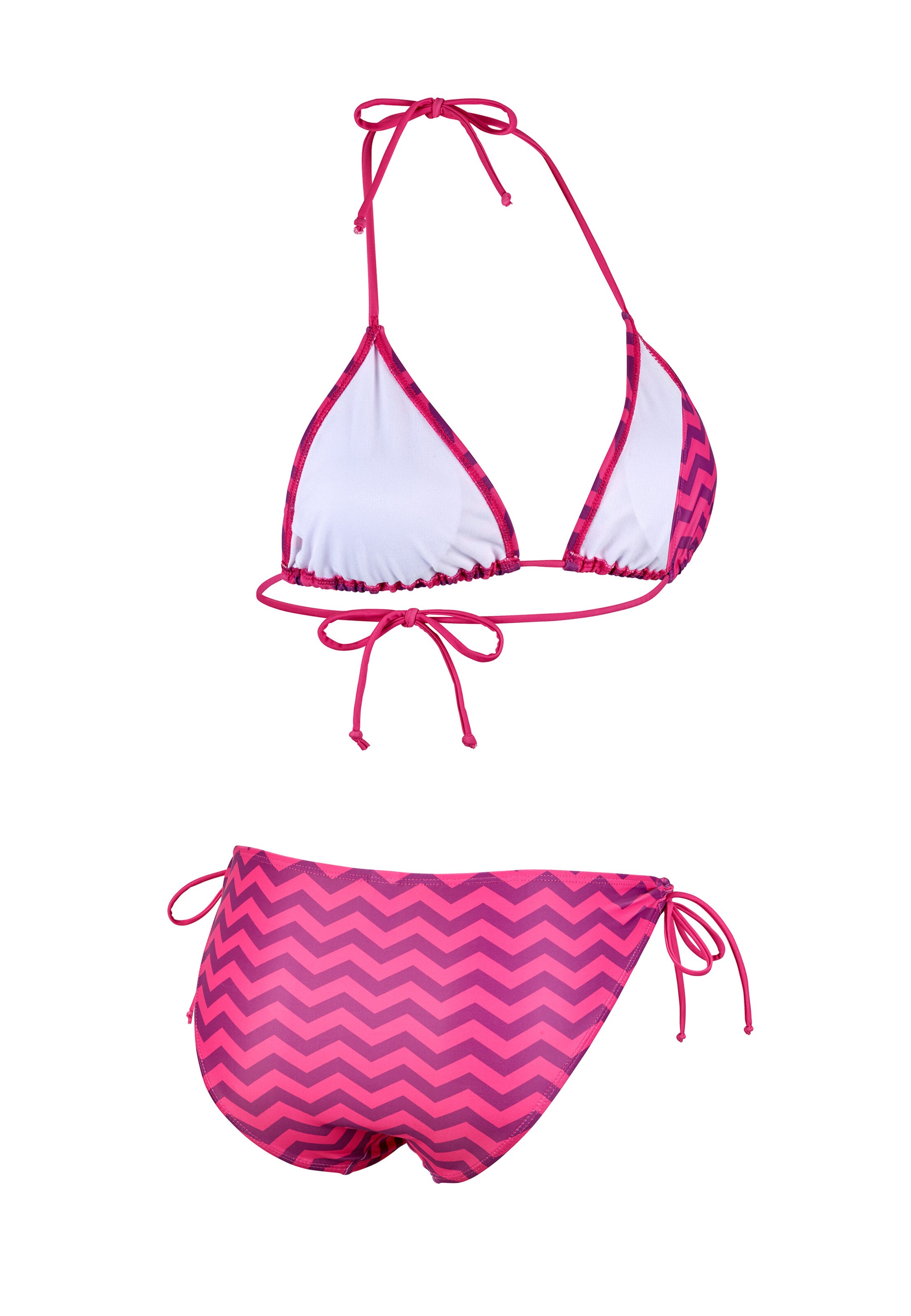 BECO the world of aquasports Triangel Bikini 'Zigzag' in Pink
