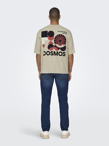 Only & Sons T-shirt 'LENNY' i grå