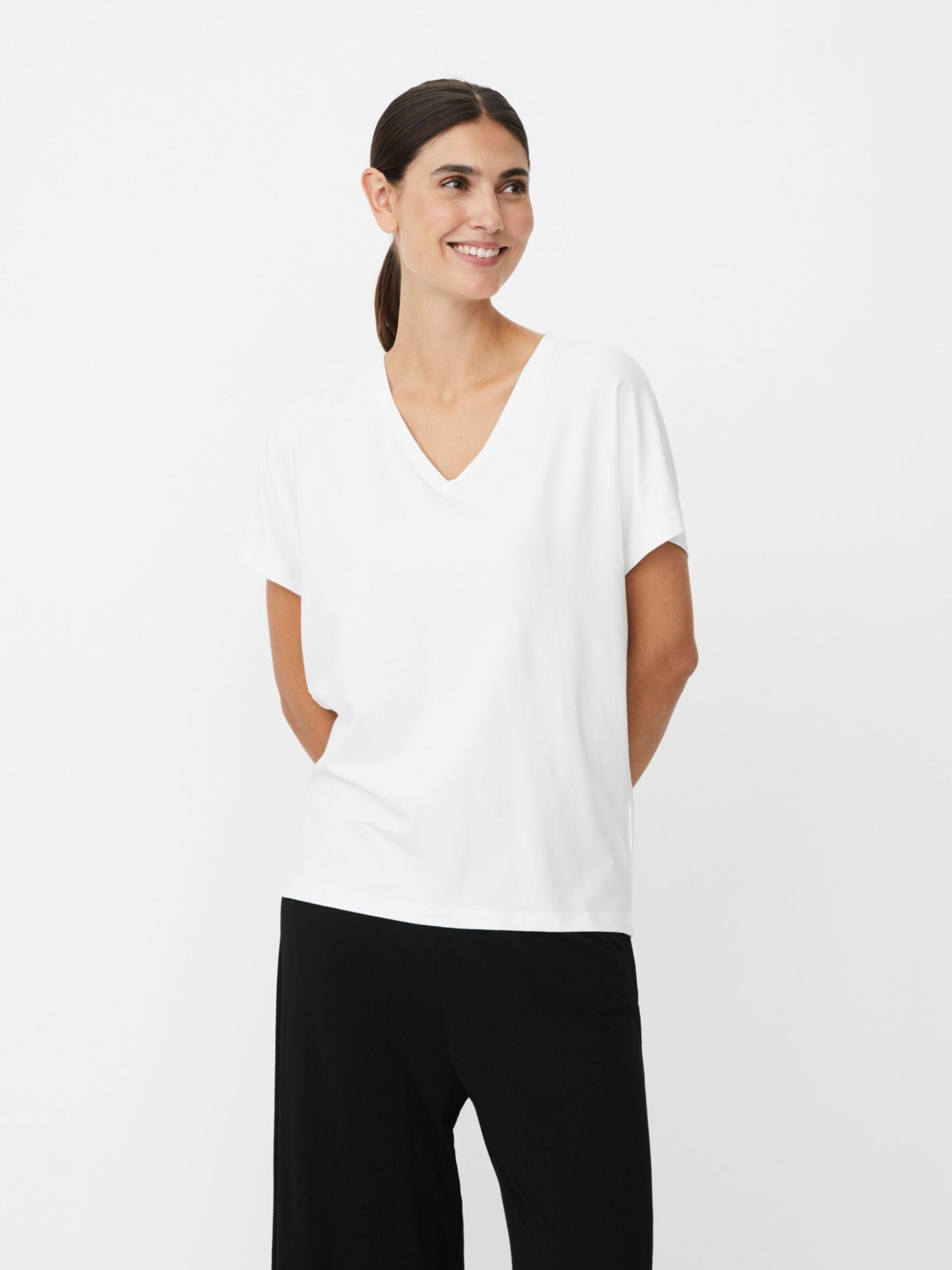 T-shirt 'MaBadu' Masai en blanc : devant