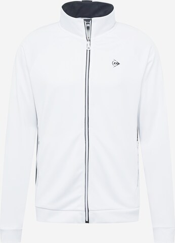 Veste de sport DUNLOP en blanc : devant