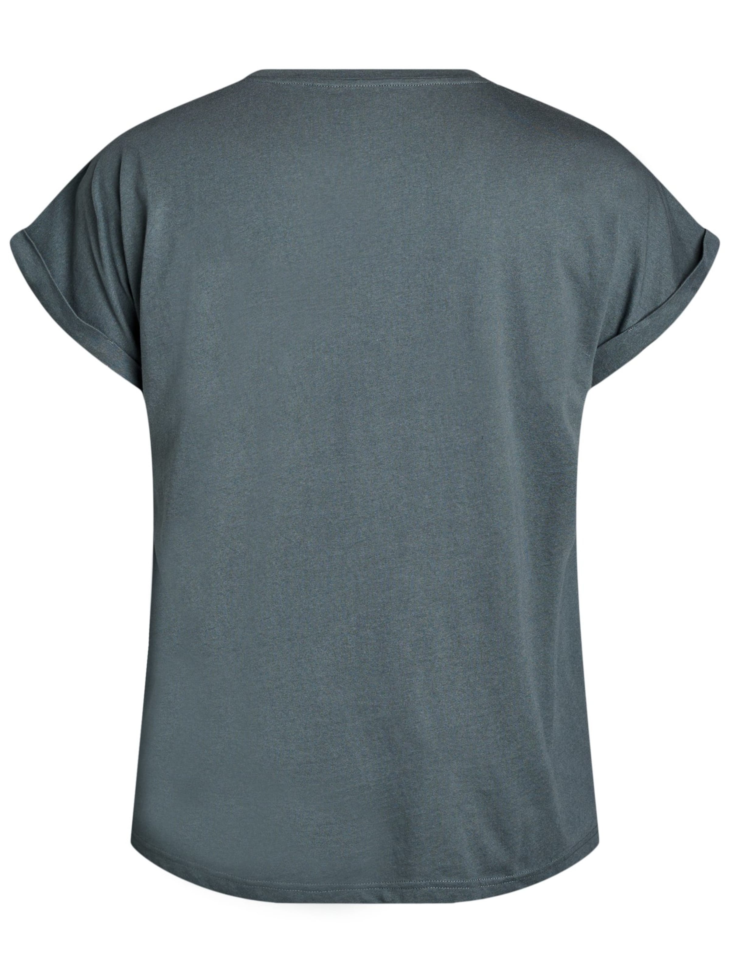 Zizzi Shirt 'Mkatja' in Groen