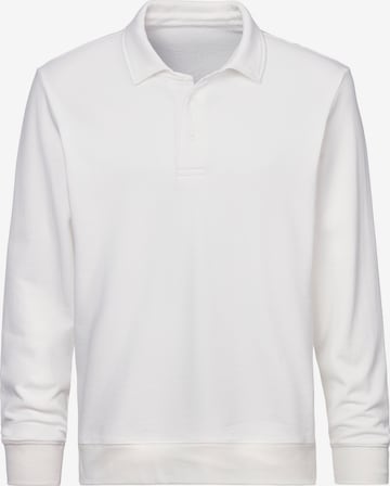 JOHN DEVIN Sweatshirt in Weiß: Vorderseite