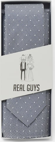 Real Guys Stropdas in Blauw: voorkant