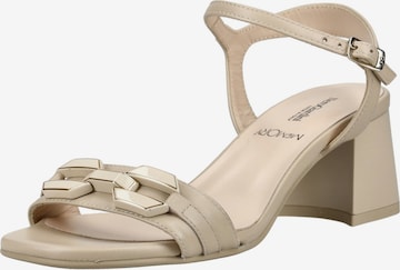 Nero Giardini Strap sandal in Beige: front