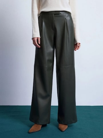 Dilvin Wide leg Broek in Groen