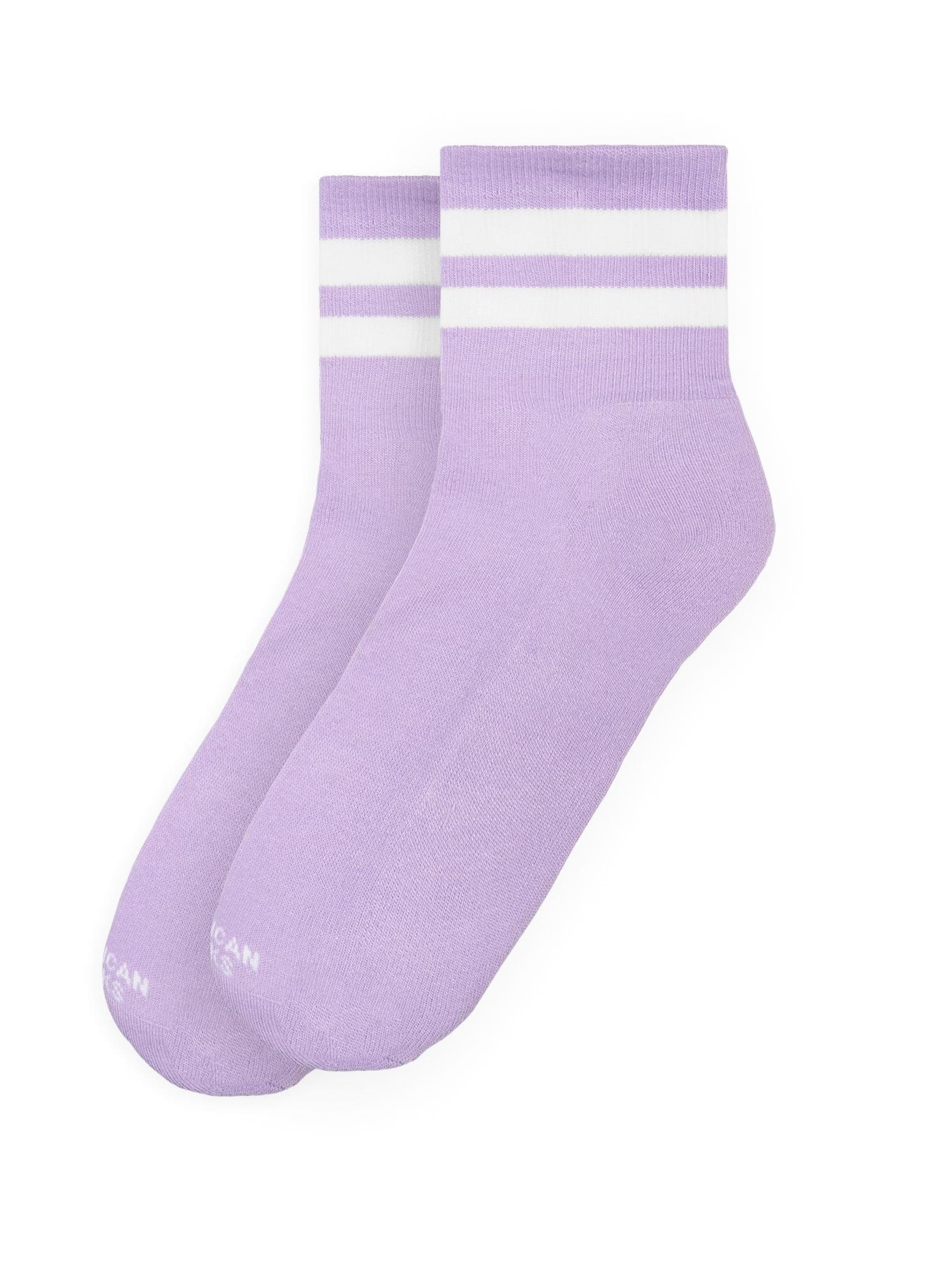 American Socks Ankle Socks in Purple: front