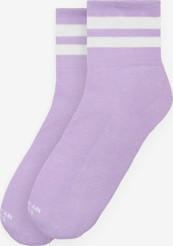 American Socks - Calcetines invisibles en lila: frente