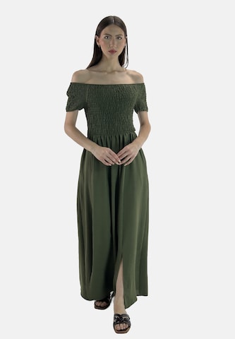 Elara Sommerkjole i grøn