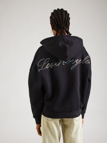 GUESS - Sudadera con cremallera en negro