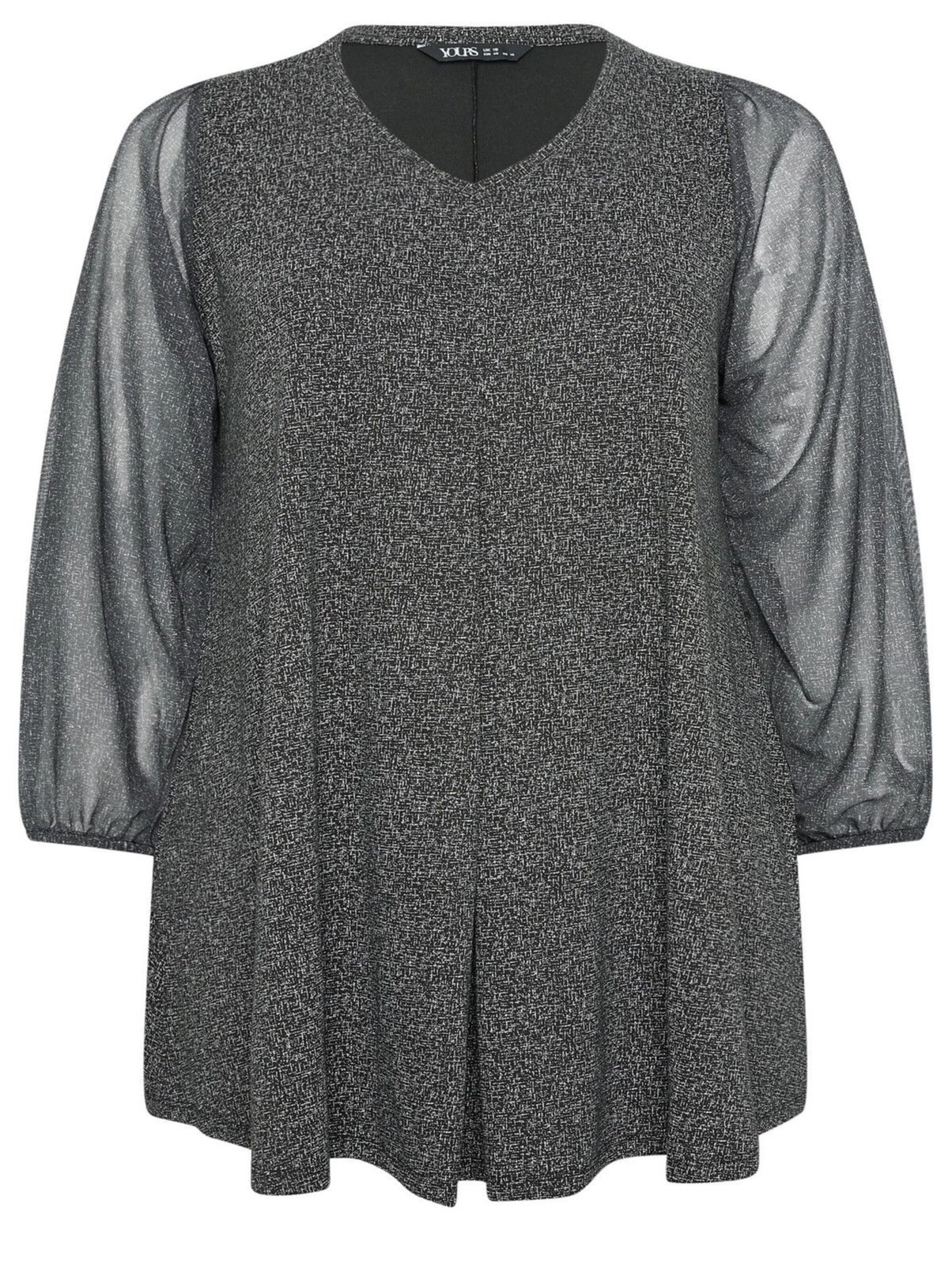 Stil Diva Blouse in Grijs: voorkant