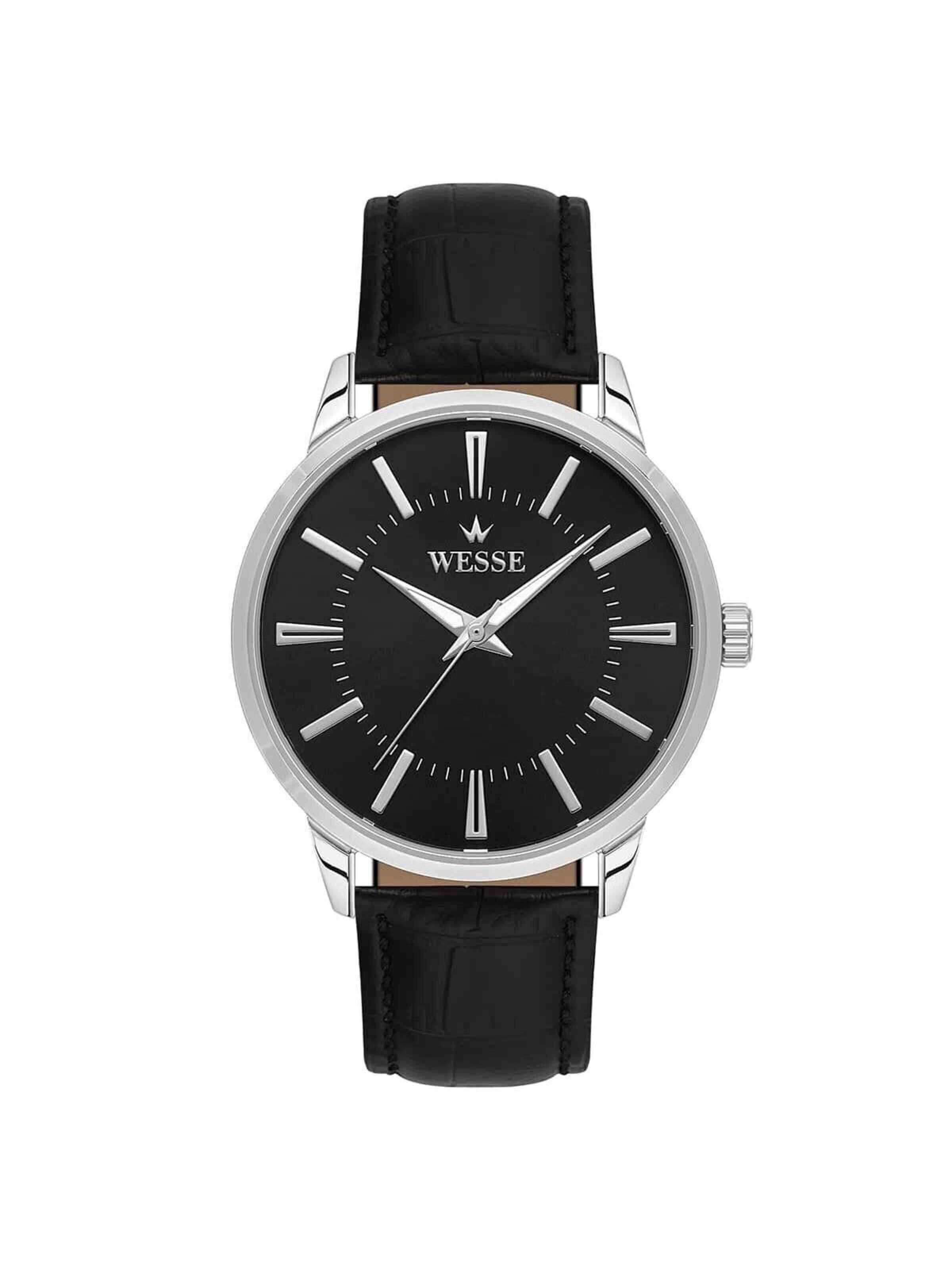 WESSE - Reloj analógico 'WWG203812' en negro: frente