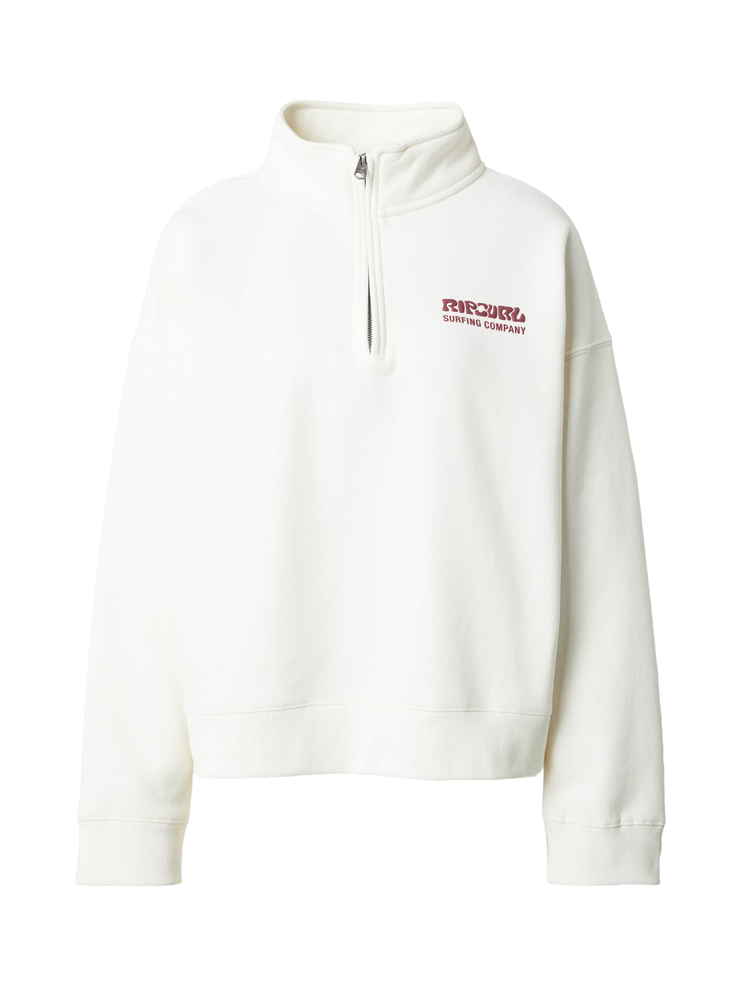 RIP CURL Sportief sweatshirt 'SURF PUFF' in Beige: voorkant