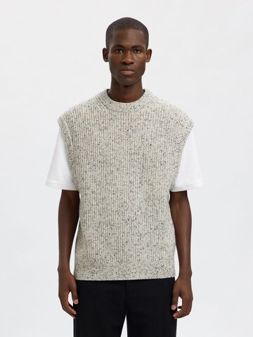 Gilet SELECTED en gris : devant