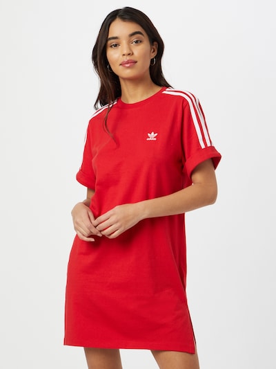 Rochie ADIDAS ORIGINALS pe roșu / alb, Vizualizare model