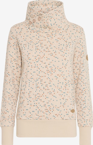 Felpa 'Beatanette' di Oxmo in beige: frontale