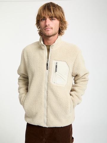 Veste en polaire 'Muzzer Fuzzar' Volcom en beige