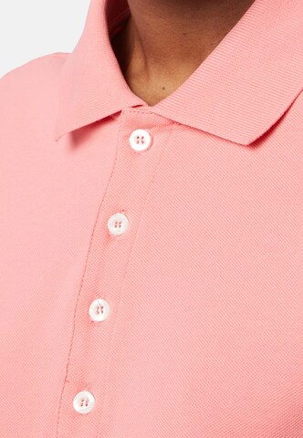 North Sails Poloshirt mit langer Knopfleiste in Pink