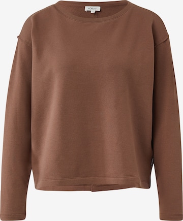 Felpa di s.Oliver in marrone: frontale