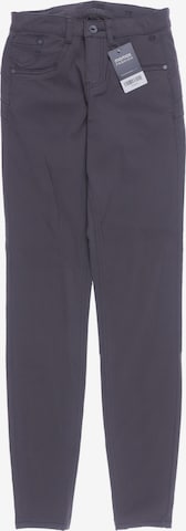 Cream Pants in S in Grey: front