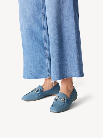 Tamaris Slipper in Blau: Vorderseite