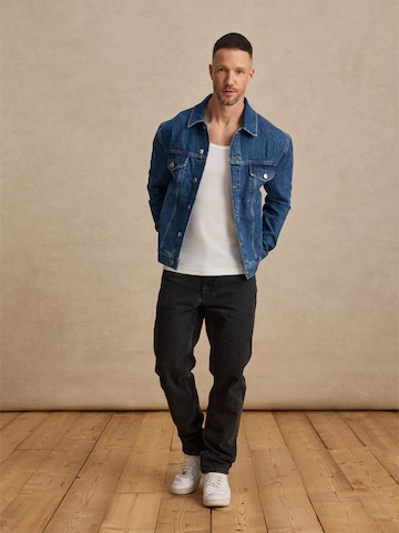 DAN FOX APPAREL Φθινοπωρινό και ανοιξιάτικο μπουφάν 'Jakob' σε μπλε